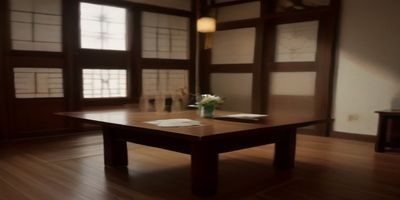 家长和老师在学校会议室面对面坐着友好交流，桌上摆着孩子的成绩单，两人表情认真而温和，展现良好的家校沟通氛围